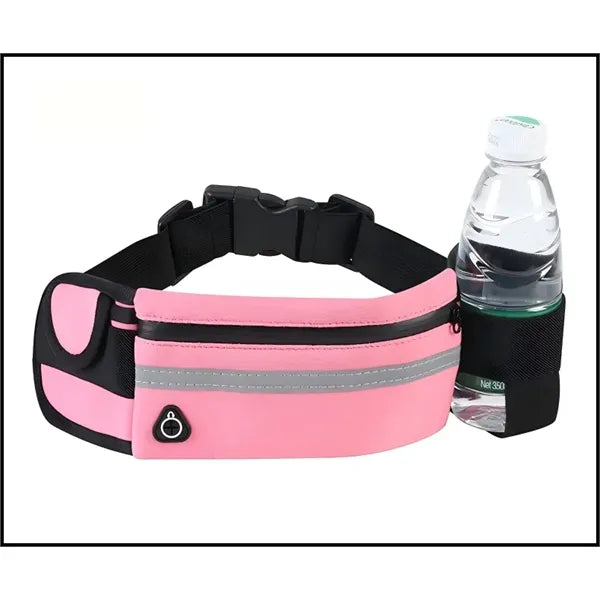Running Belt with Water Bottle Holder