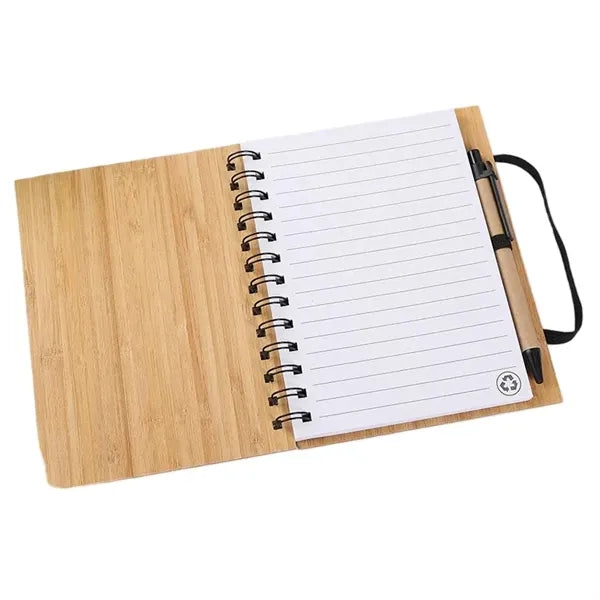 Bamboo Spiral Notebook Eco Friendly Journal