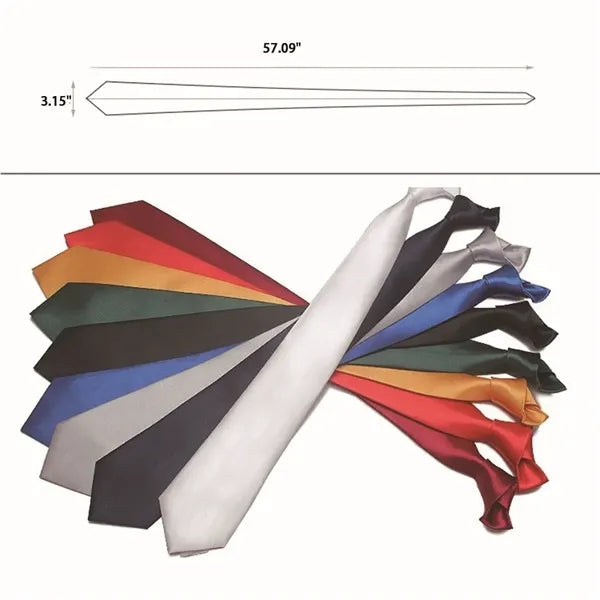 Polyester silk jacquard tie available for customization