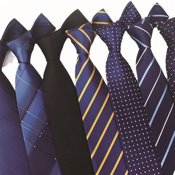 Polyester silk jacquard tie available for customization