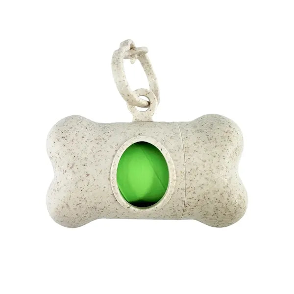 Eco-Friendly Bone Dispenser w/ Compostable Bags - Full Color