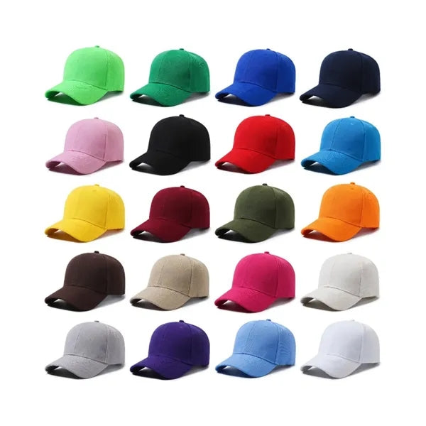 Logo Baseball Cap, Solid Color Unisex Hat