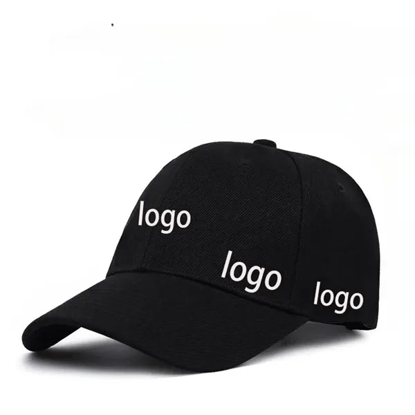 Logo Baseball Cap, Solid Color Unisex Hat