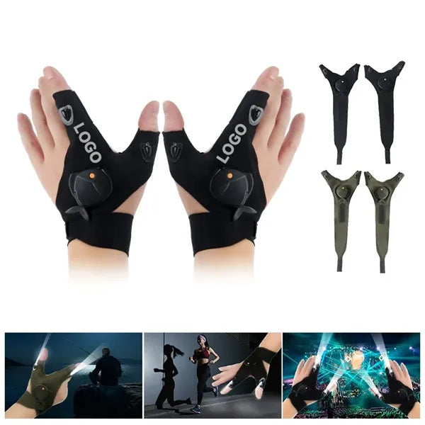 LED Luminous Night Glove Finger Light