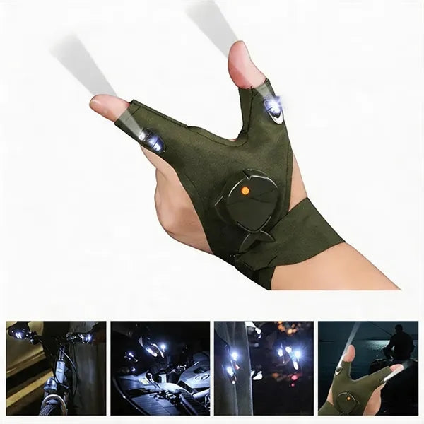 LED Luminous Night Glove Finger Light