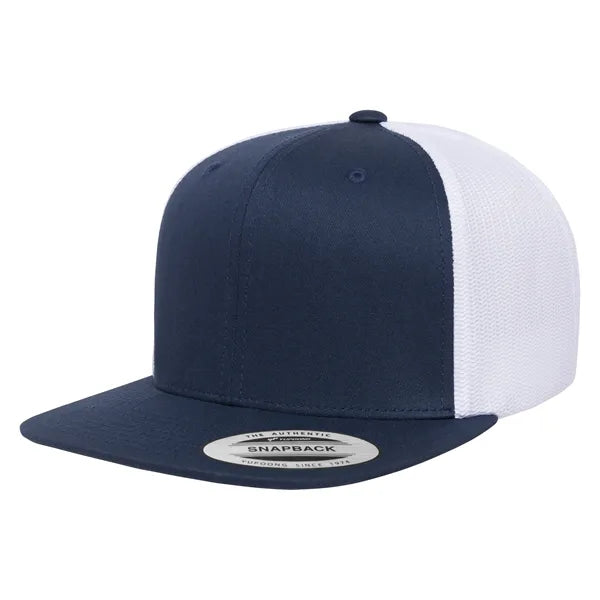 YP Classics High Profile 2-Tone Trucker Snapback Cap