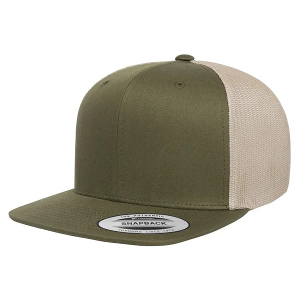 YP Classics High Profile 2-Tone Trucker Snapback Cap