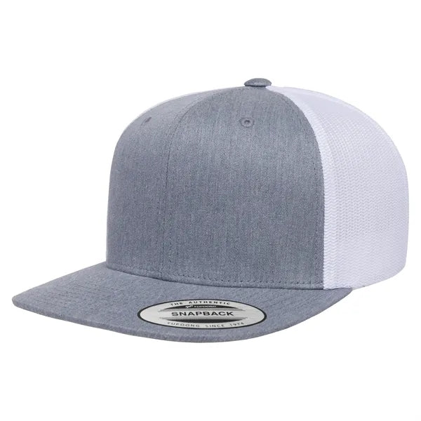 YP Classics High Profile 2-Tone Trucker Snapback Cap
