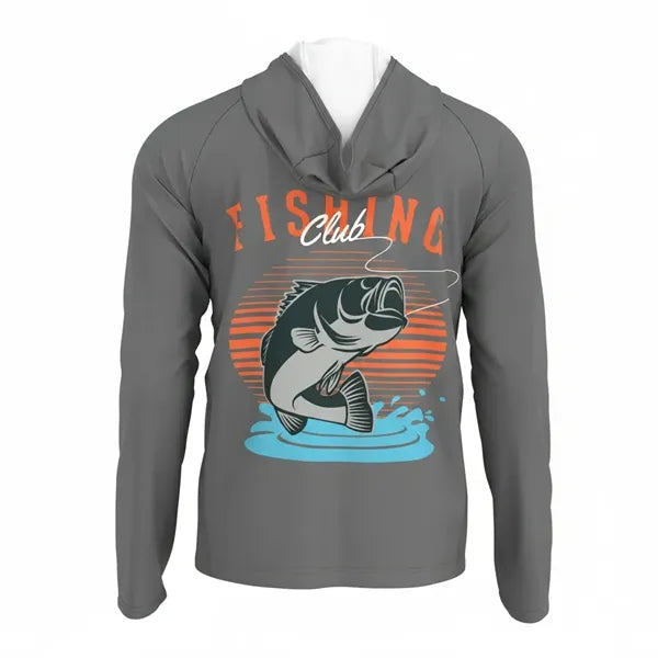 Men's 180 GSM UPF 50+ Sun Protection Fishing Hoodie