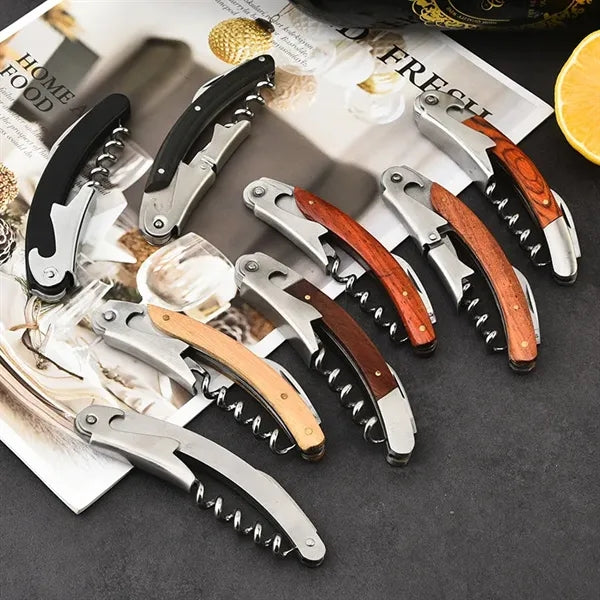 Bottle Opener with Handle Stainless Steel Foil Cutter