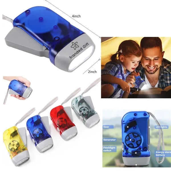 Hand Crank Emergency Flashlight