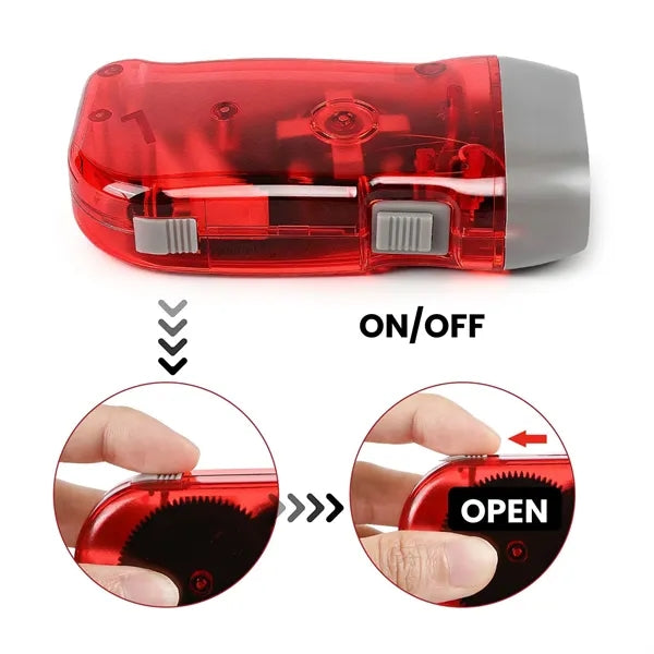 Hand Crank Emergency Flashlight