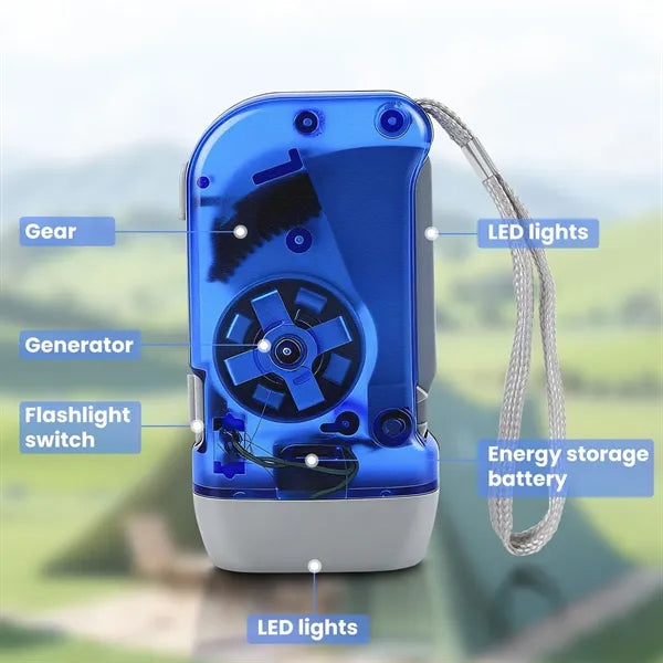 Hand Crank Emergency Flashlight
