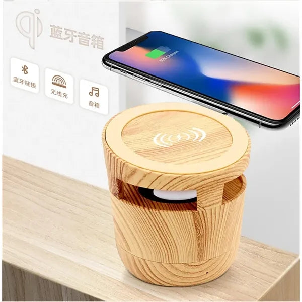 Bluetooth Speaker with Wireless Charging