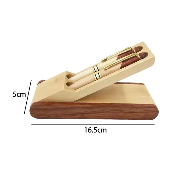 Brass Solid Wood Executive Rollerball Pen