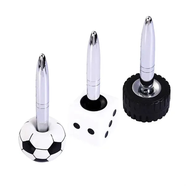 Soccer Ball Desk Pen With Stand