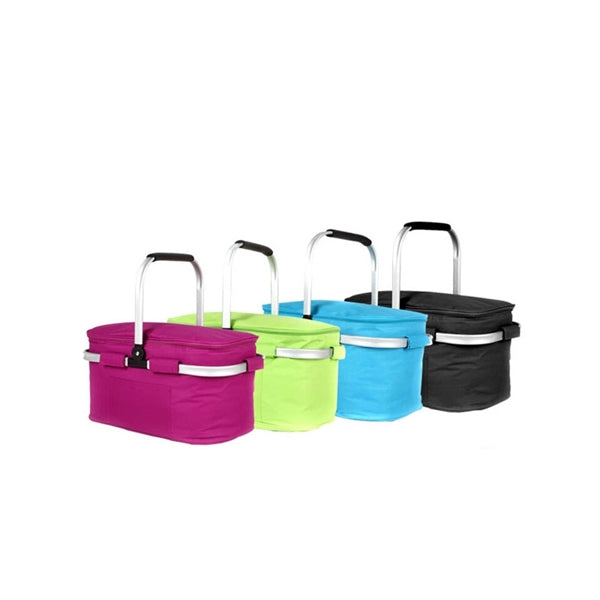 Collapsible Or Foldable Picnic Cooler Basket