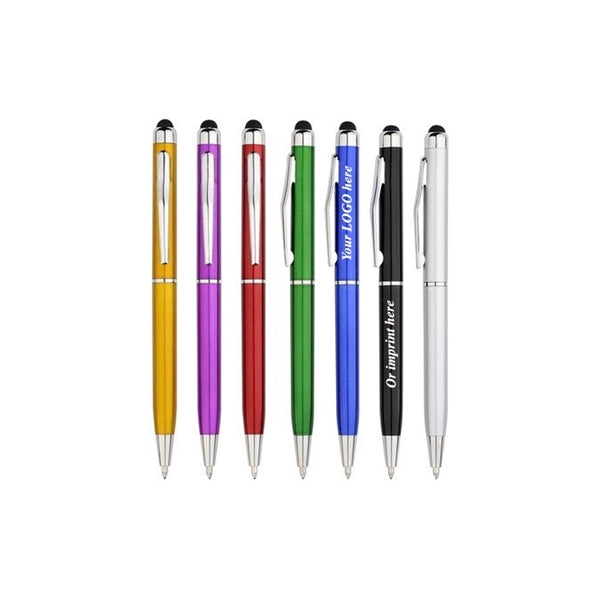 Plastic Twist Touch Pen Or Stylus Pen