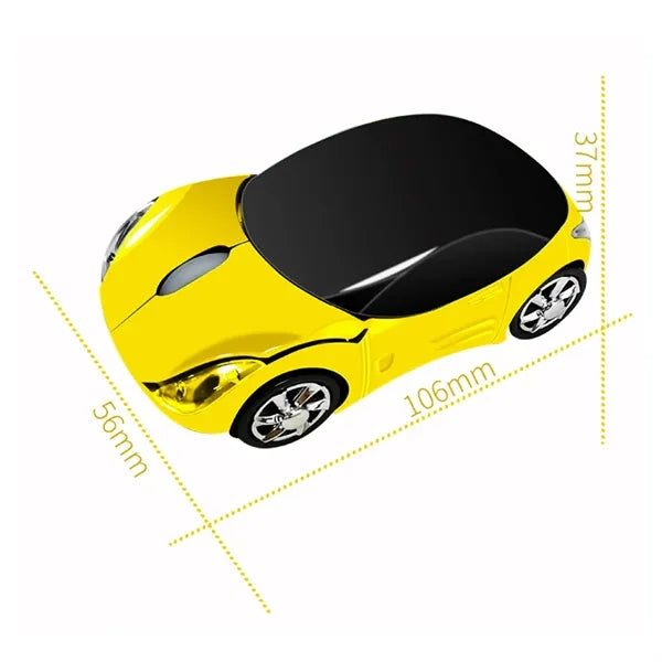 Wireless Ferrari Style Sport Car Optical Mouse