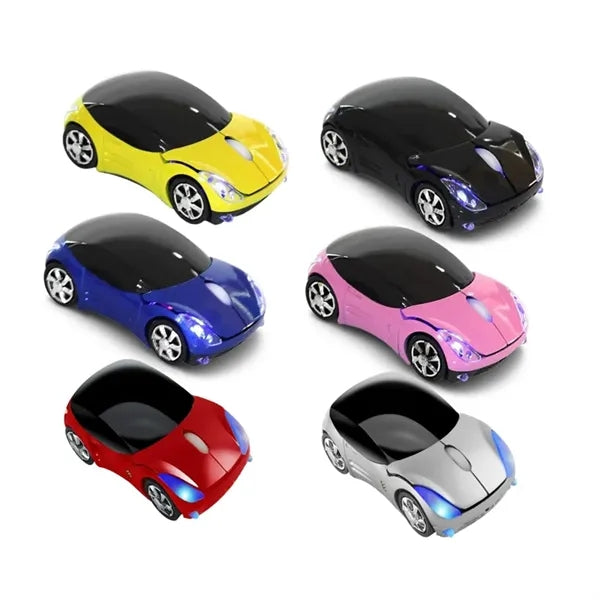 Wireless Ferrari Style Sport Car Optical Mouse