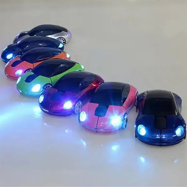 Wireless Ferrari Style Sport Car Optical Mouse