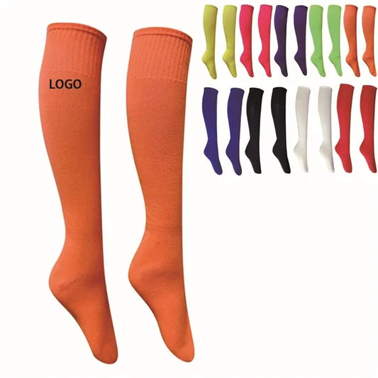 Mid-calf and knee-high soccer socks