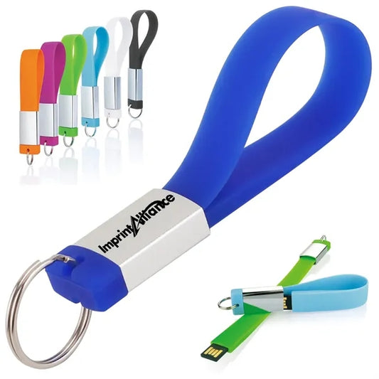 16GB Creative Silicone Lanyard Wearable USB Flash Drive
