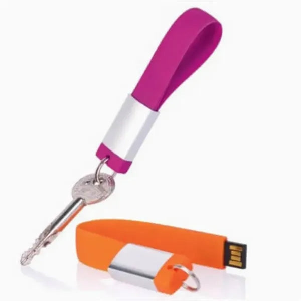 16GB Creative Silicone Lanyard Wearable USB Flash Drive