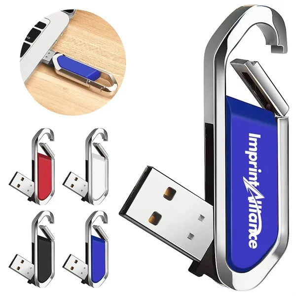 16GB Creative Carabiner Swivel Commemorative USB Flash Drive