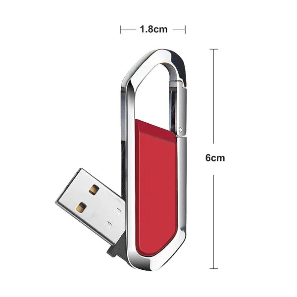 16GB Creative Carabiner Swivel Commemorative USB Flash Drive