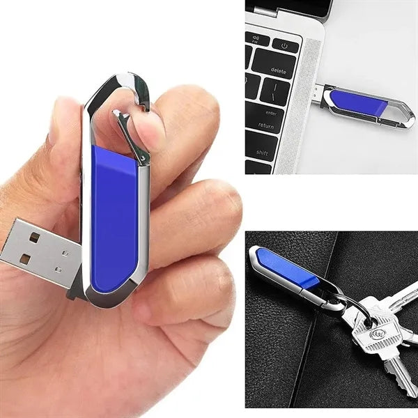 16GB Creative Carabiner Swivel Commemorative USB Flash Drive