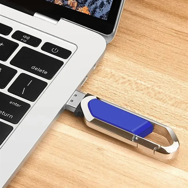 16GB Creative Carabiner Swivel Commemorative USB Flash Drive