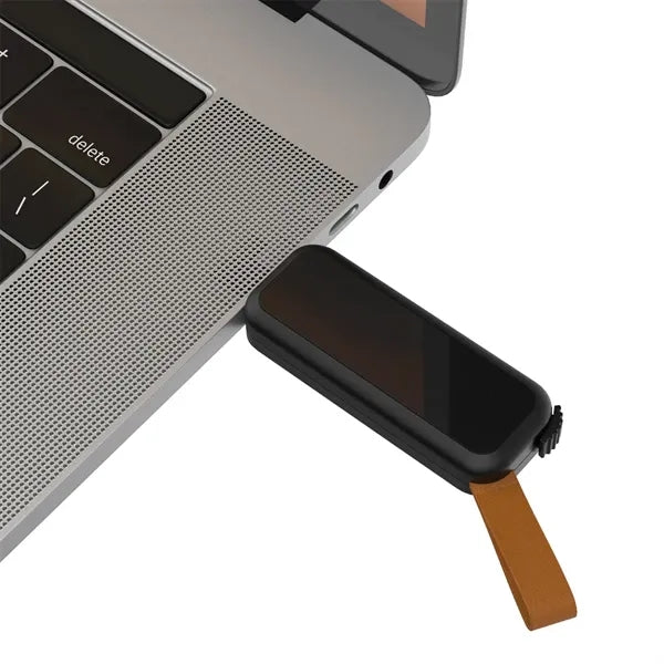 Push-Pull LED Illuminated Logo Retractable USB Flash Drive