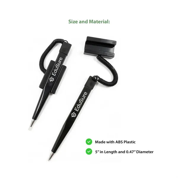 Desk Pen with Plastic Coil (ABS)