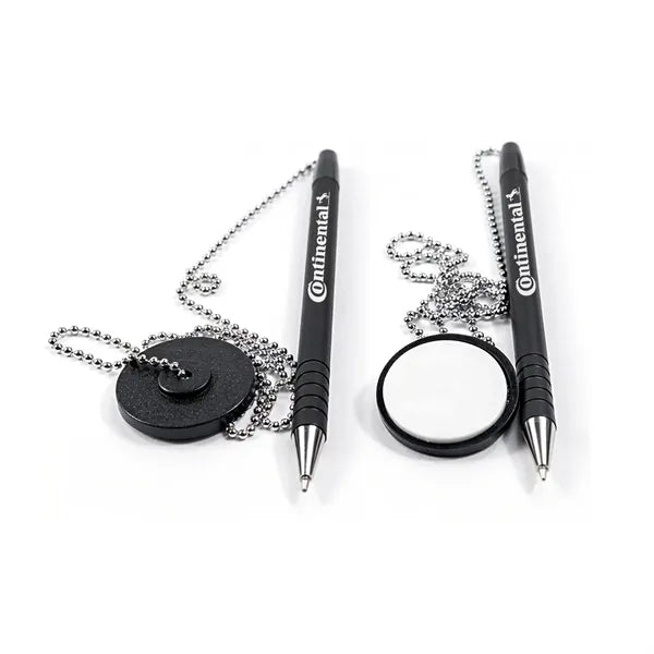 Desk Pen with Metal Chain (ABS + Metal)