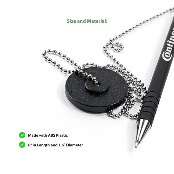 Desk Pen with Metal Chain (ABS + Metal)