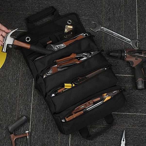 Portable Waterproof Tool Organizer Bag with 5 Compartments