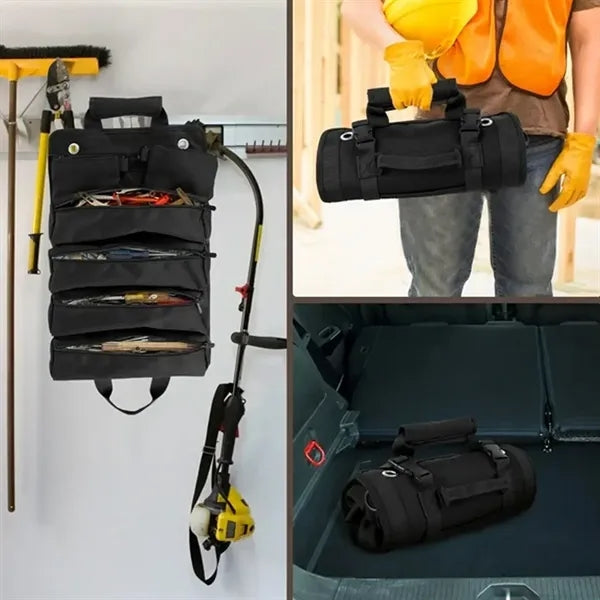 Portable Waterproof Tool Organizer Bag with 5 Compartments