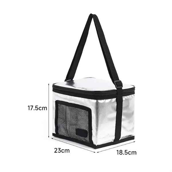 Portable Insulated Food Storage Bag with Shoulder Strap