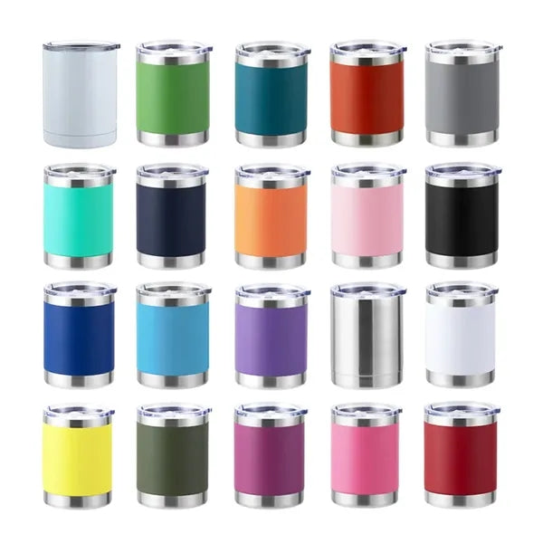 12oz. Stainless Steel Insulated Tumbler w/ Lid for Drinkware