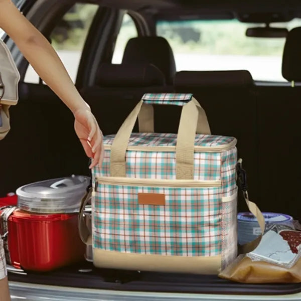 Large Capacity Insulated Cooler Bag with Adjustable Strap