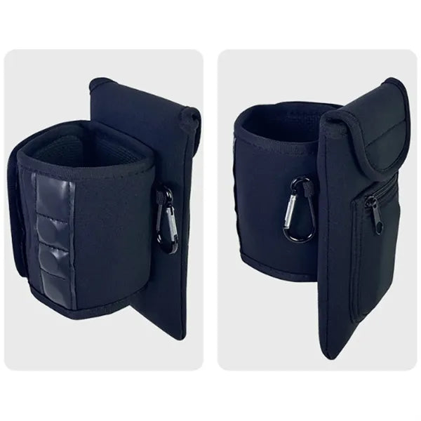 40Oz. Magnetic Neoprene Water Bottle Sleeve with Storage