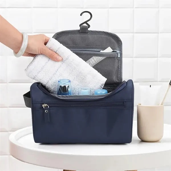 Waterproof Hanging Toiletry Bag for Men with Handle
