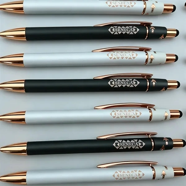 Aluminum Spinner Fidget Stylus Ballpoint Pen