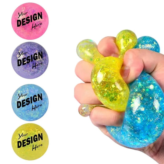 Aurora Iridescent Maltose Squishy Toy
