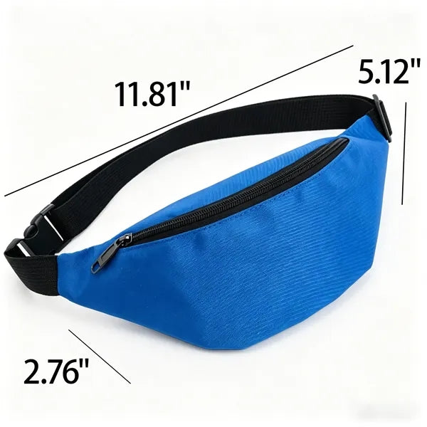 Durable High Density Fabric Sport Crossbody Waist Bag