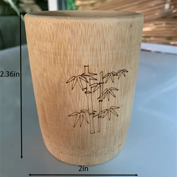 2oz Eco Friendly Carbonized Bamboo Cup
