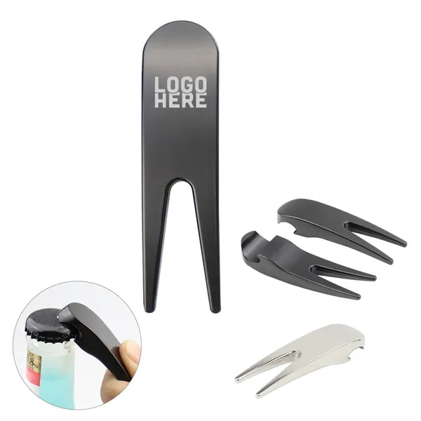 2-in-1 Bottle Opener Golf Divot Tool