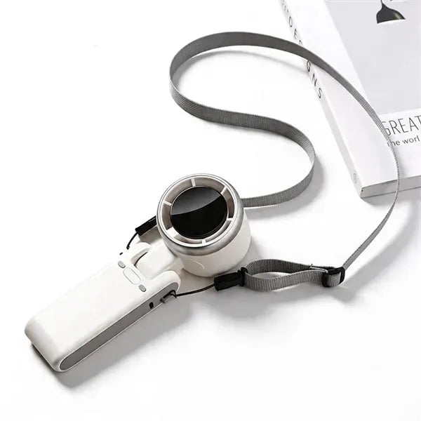 High Speed Handheld Fan USB Mini Foldable Neck Turbo