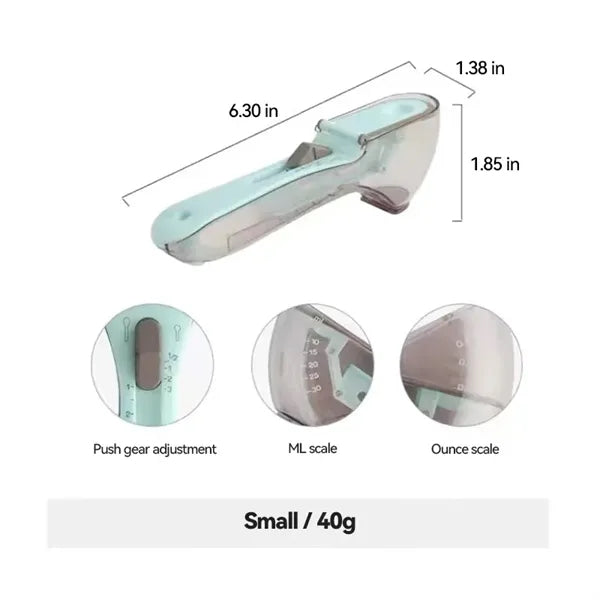 Adjustable Plastic Measuring Spoon Set